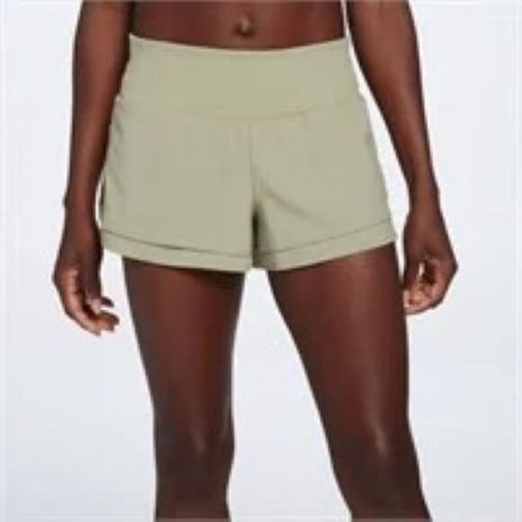 NWT CALIA Women's Kick it Up Performance Short Smudge Sage Large - Picture 1 of 1